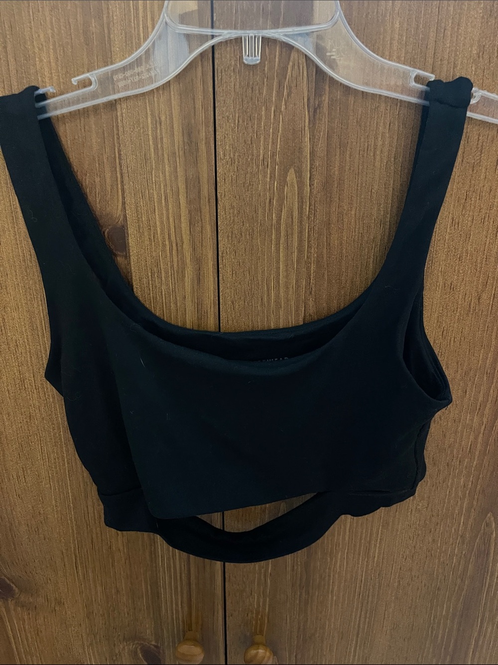 Black Women's Scoop-Front Bralette